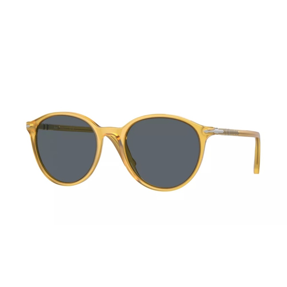 PERSOL PO3350S 204 R5 Miele Blue 53 mm Unisex Sunglasses